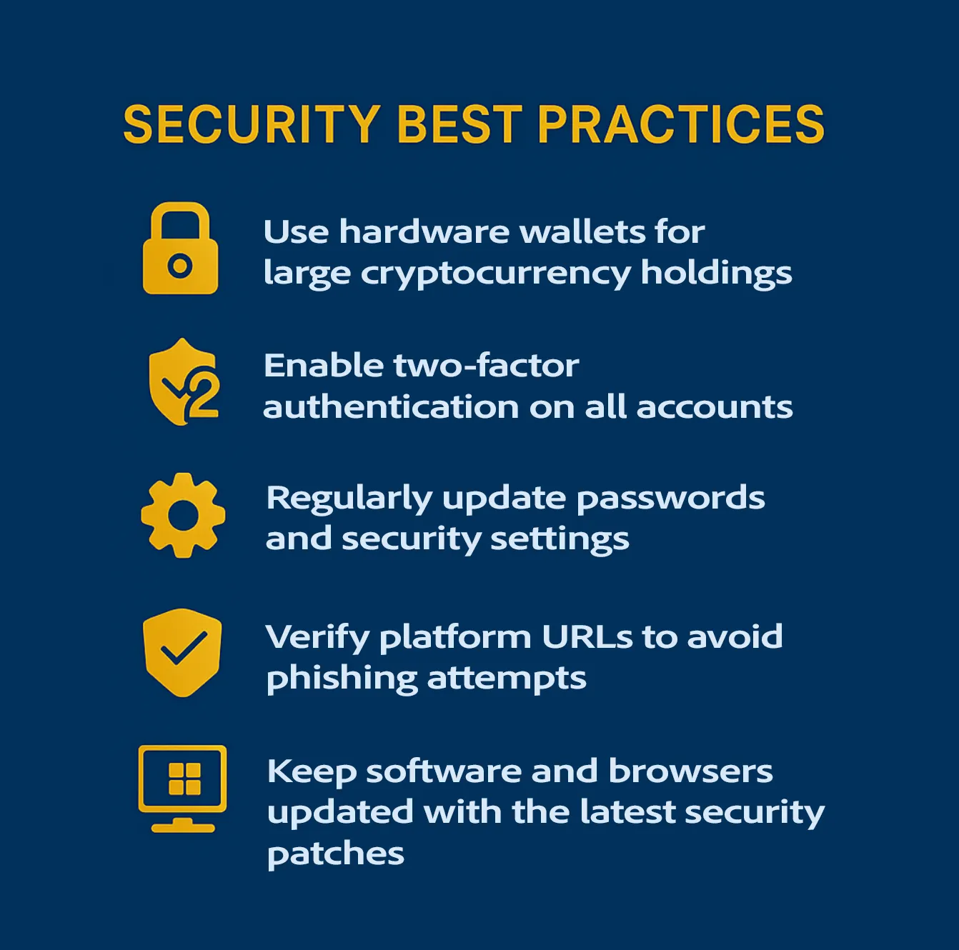 Security best practices for crypto gambling platforms