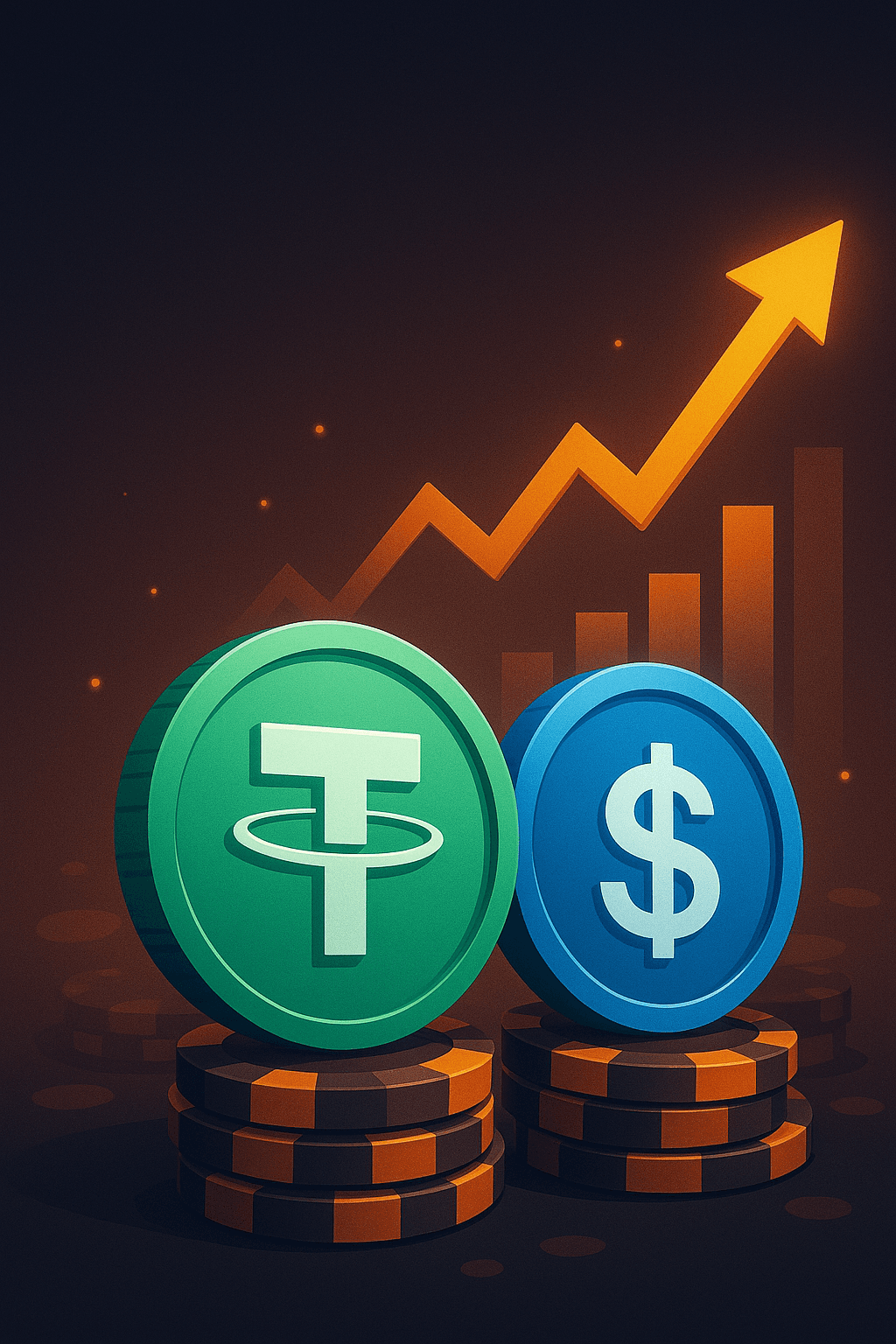 Stablecoin wallet visual