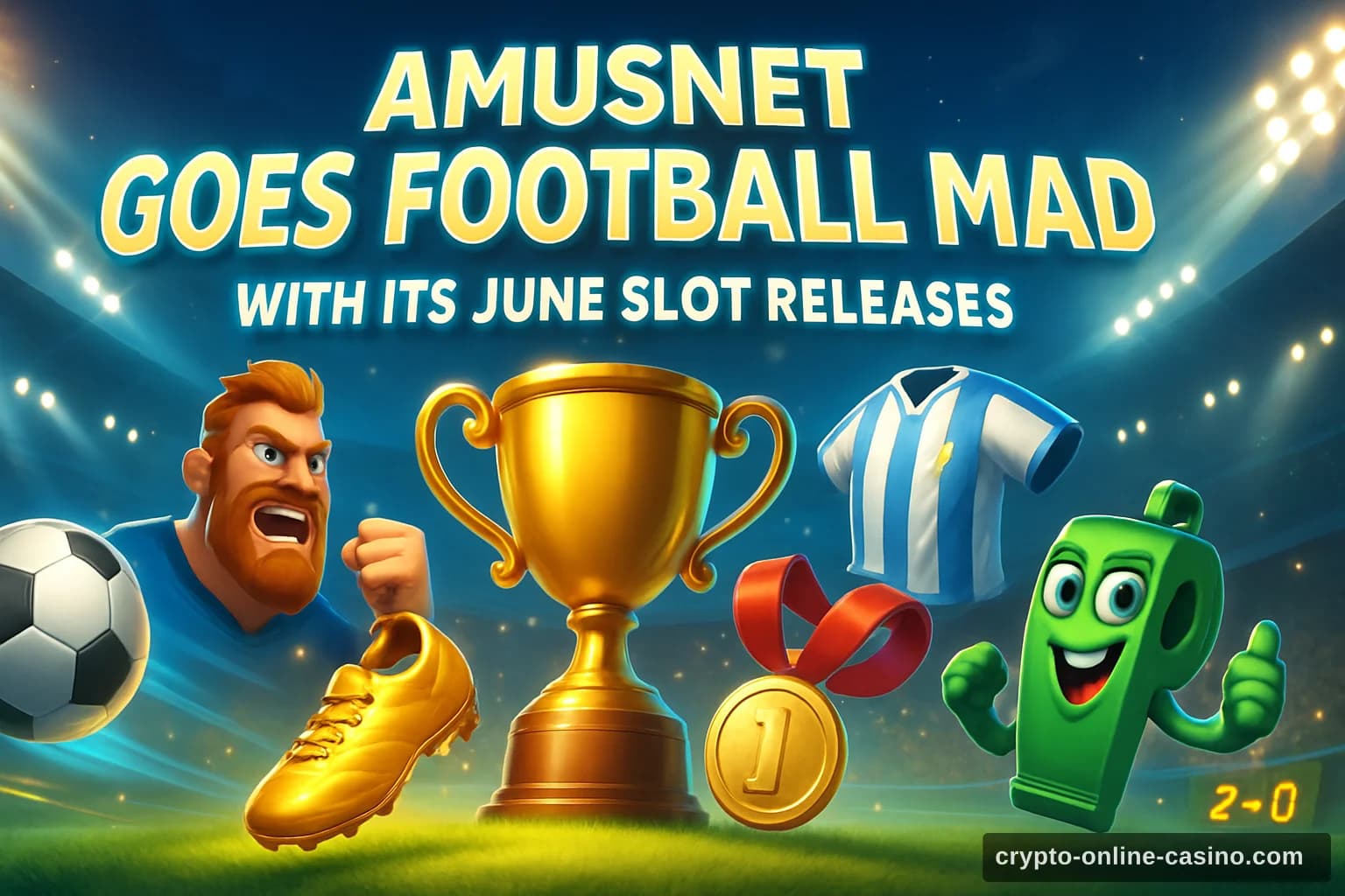 Amusnet goes football mad with its June slot releases