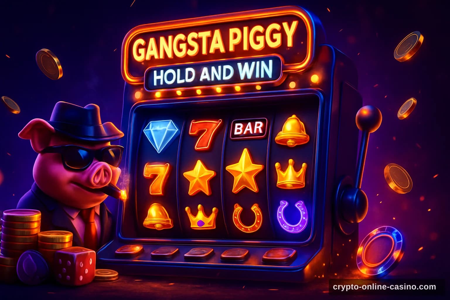 Gangsta Piggy: Hold and Win