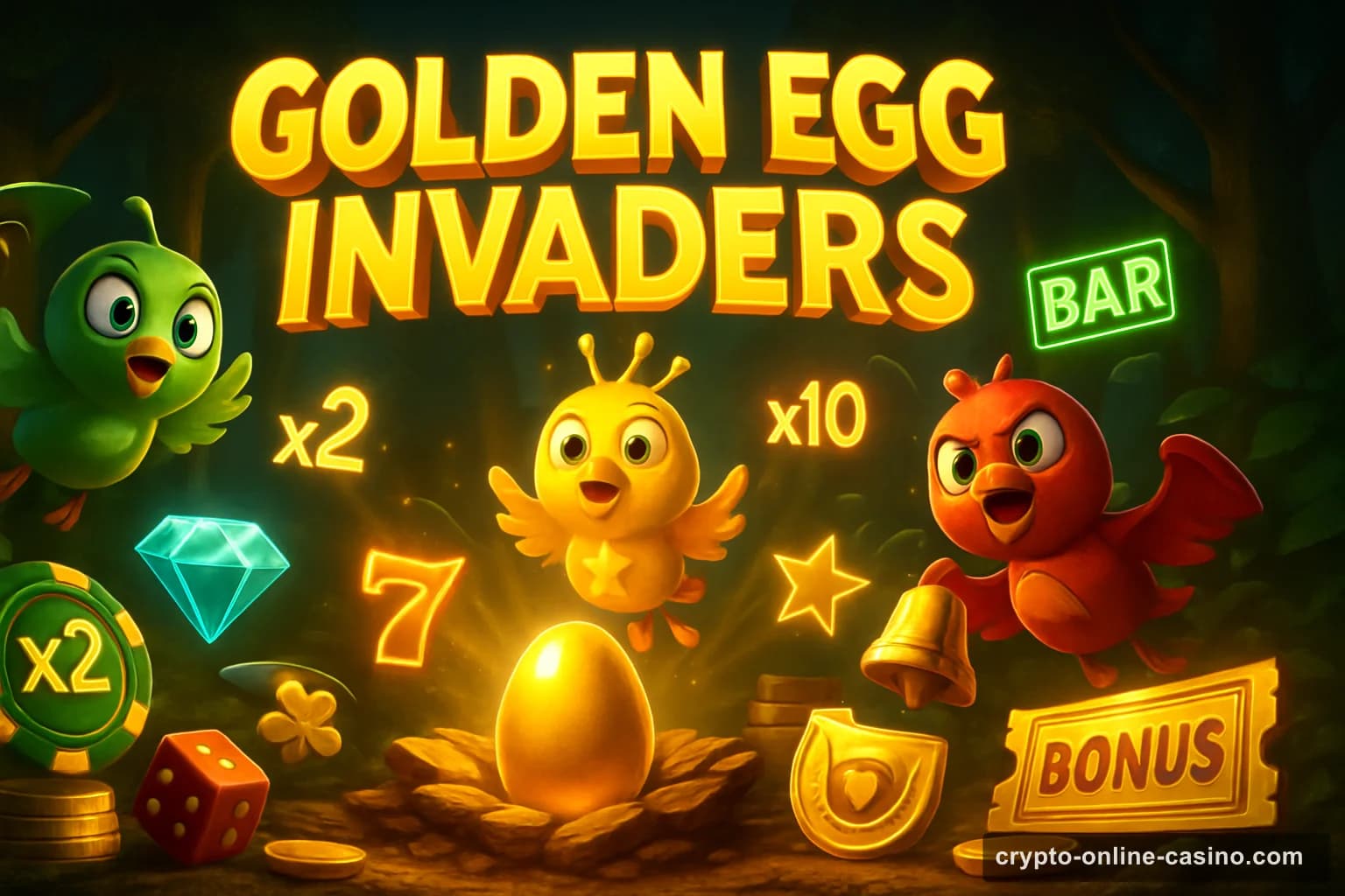 Golden Egg Invaders