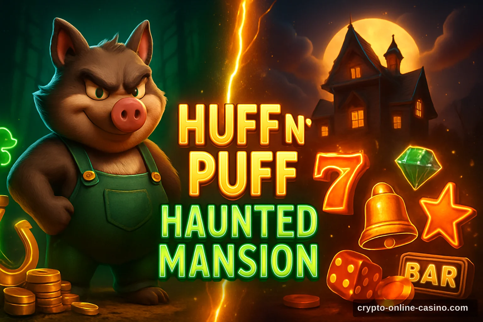 Huff N' Puff Haunted Mansion