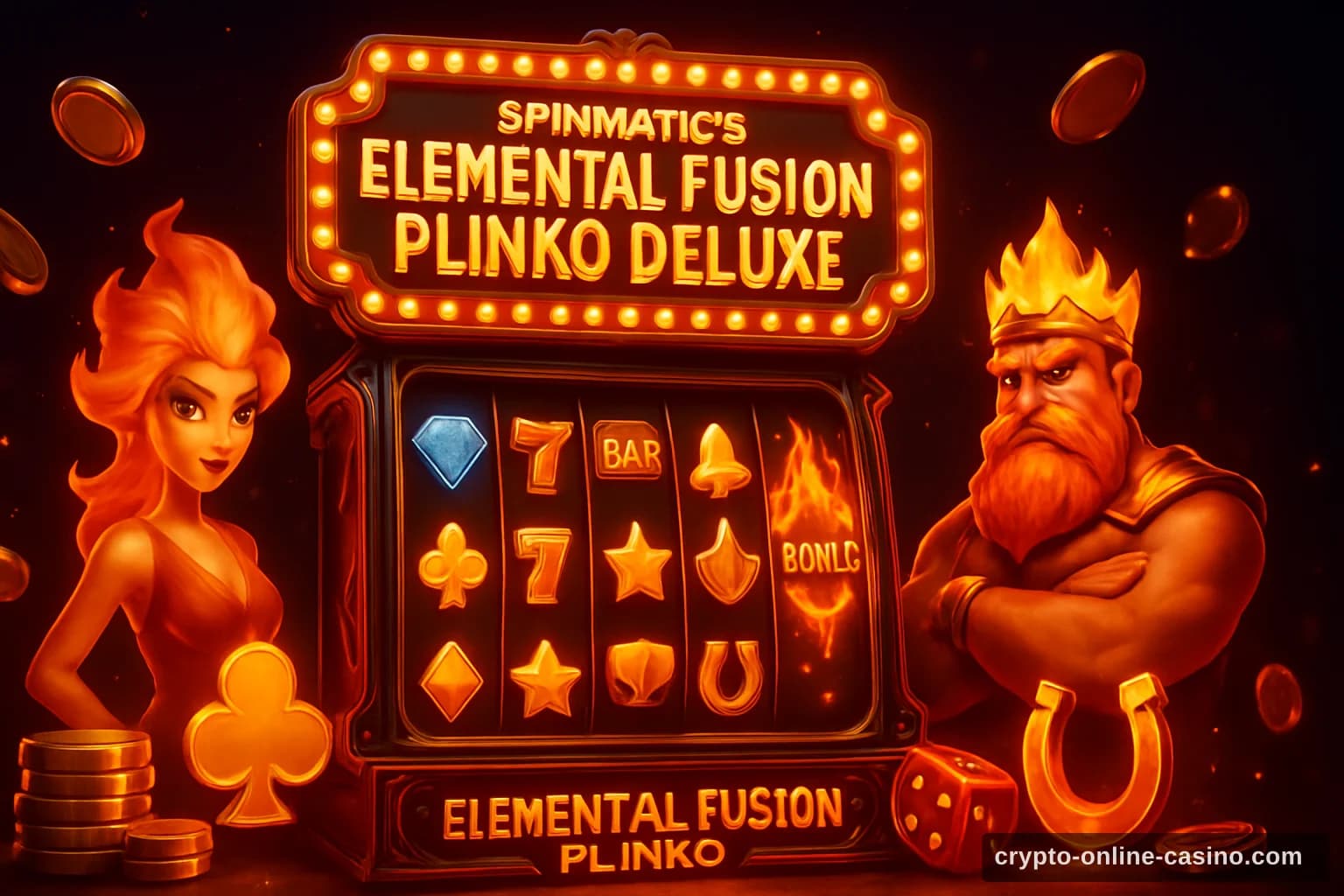 Spinmatic’s Elemental Fusion Plinko Deluxe Blends Reels With Four Unique Elemental Plinko Boards