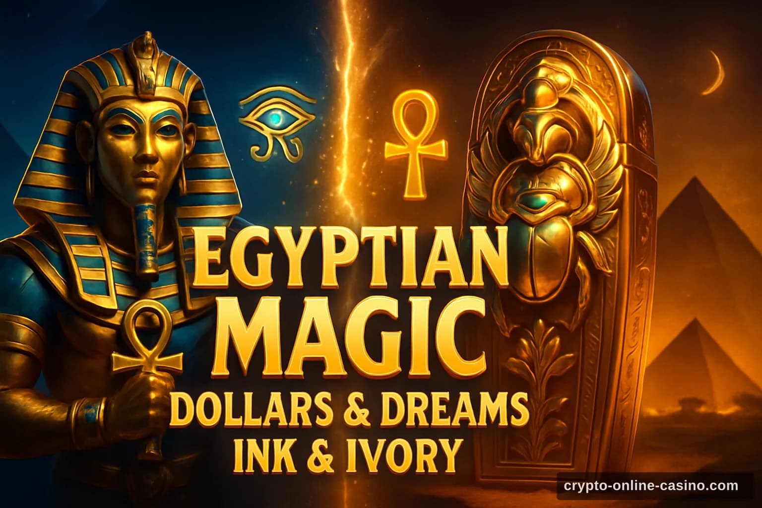 Titles Egyptian Magic Dollars & Dreams, Ink & Ivory