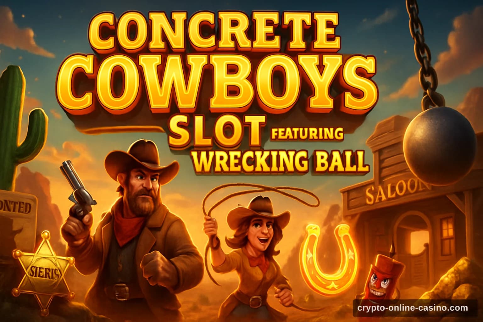 Urban-Themed Concrete Cowboys Slot Featuring Wrecking Ball