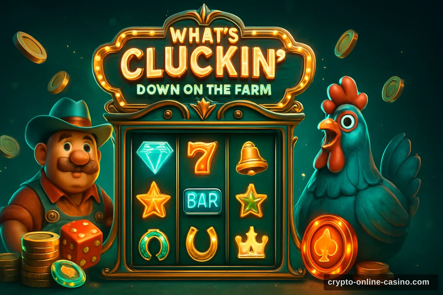 Wot’s Cluck’in Down on the farm slot