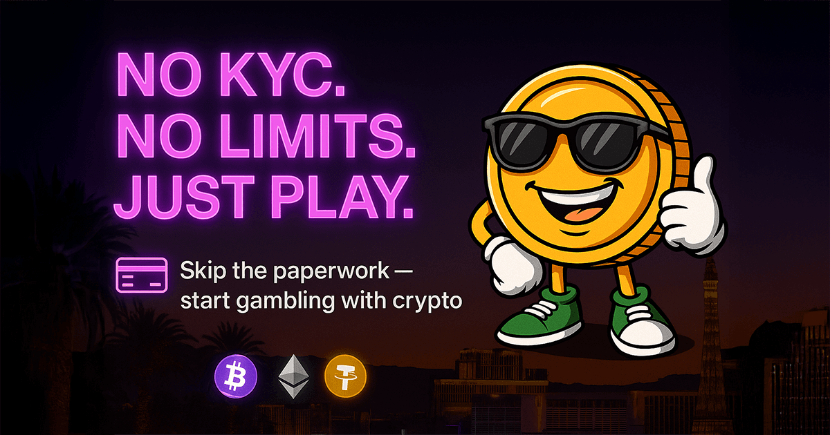No KYC Crypto Casinos – OG image