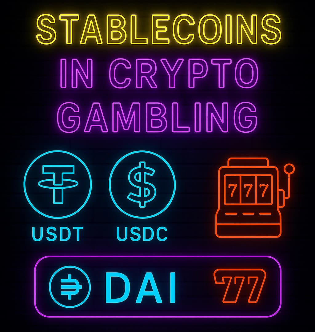 Stablecoins in crypto casino gambling – USDT, USDC, DAI