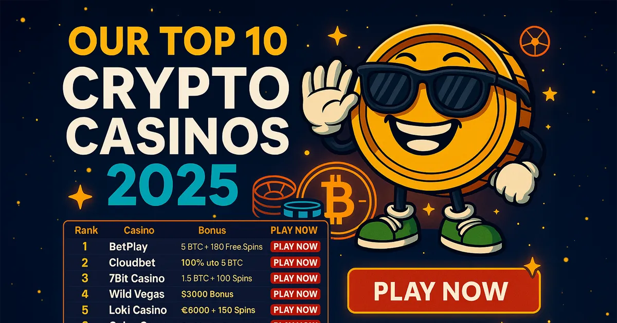 Top 10 Best Crypto Casinos in 2026 – Safe, Verified & No Deposit Bonuses