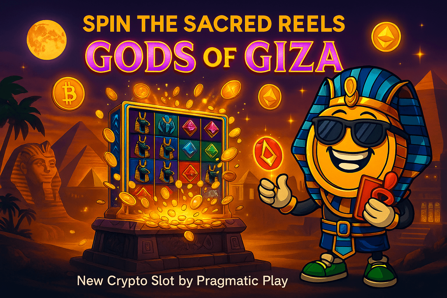 Gods of Giza Crypto Slot – Ancient Egyptian slot machine adventure